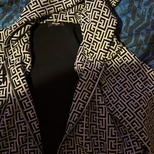 Men’s monogram Balmain hoodie.